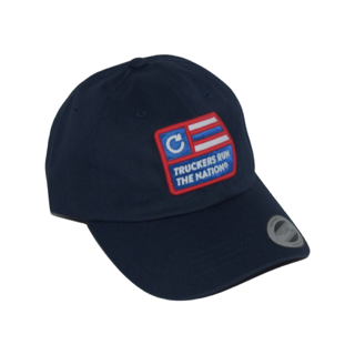 Truckers Run The Nation Premium NVY Dad Cap